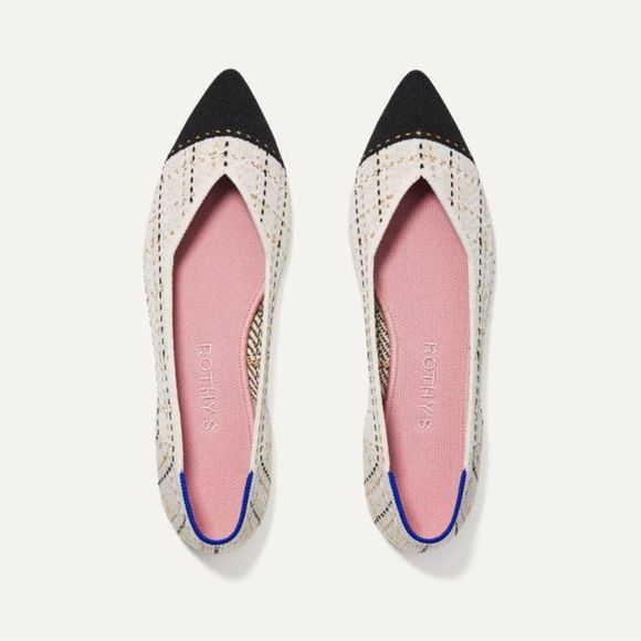 Rothy's Shoes - NEW Rothy’s The Point On Moonlight Tweed flats
